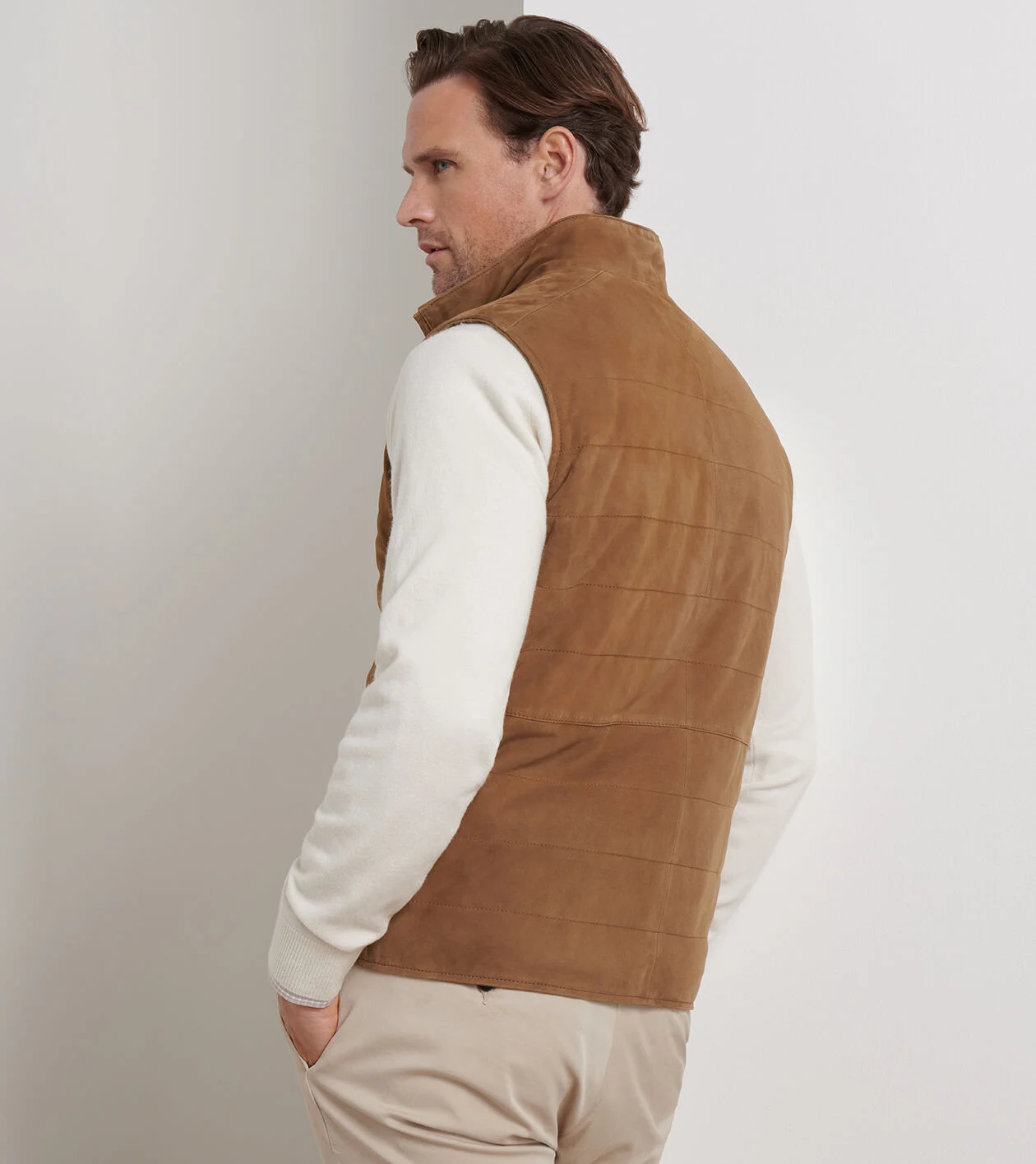 Featherweight Suede Vest