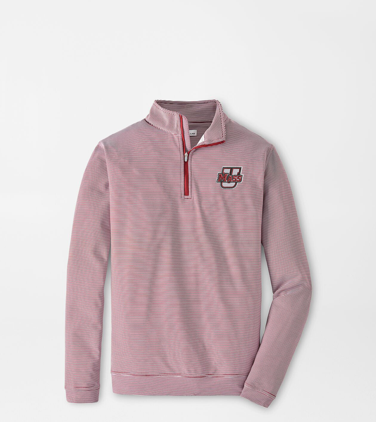 UMass Perth Mini-Stripe Performance Pullover