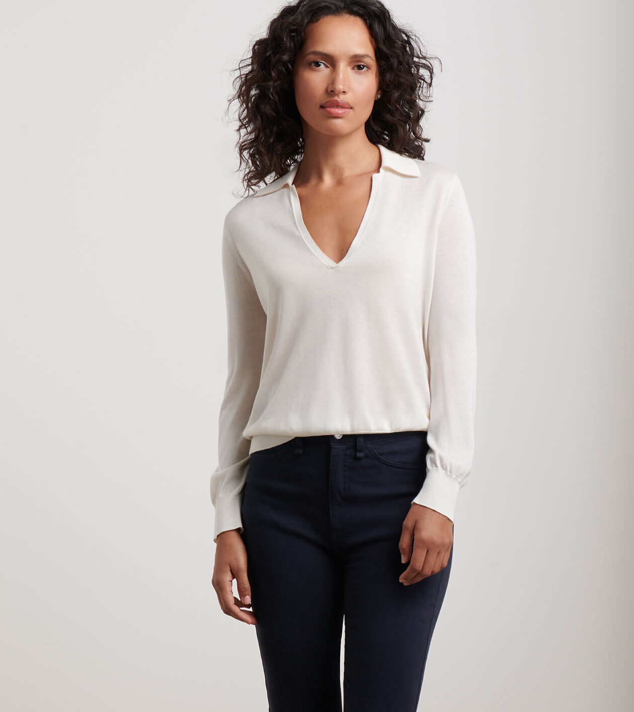 Corinne Collared Sweater