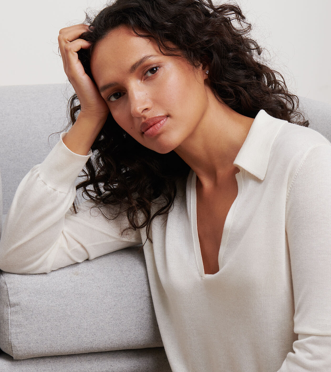 Corinne Collared Sweater