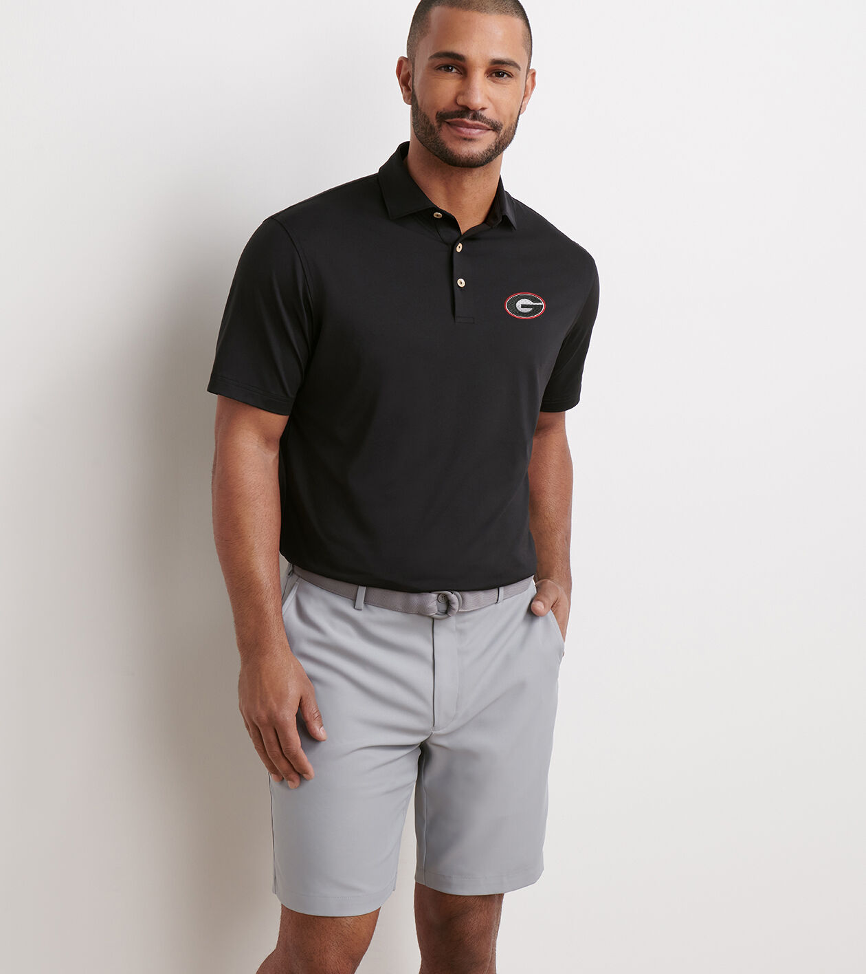 Georgia Solid Performance Jersey Polo