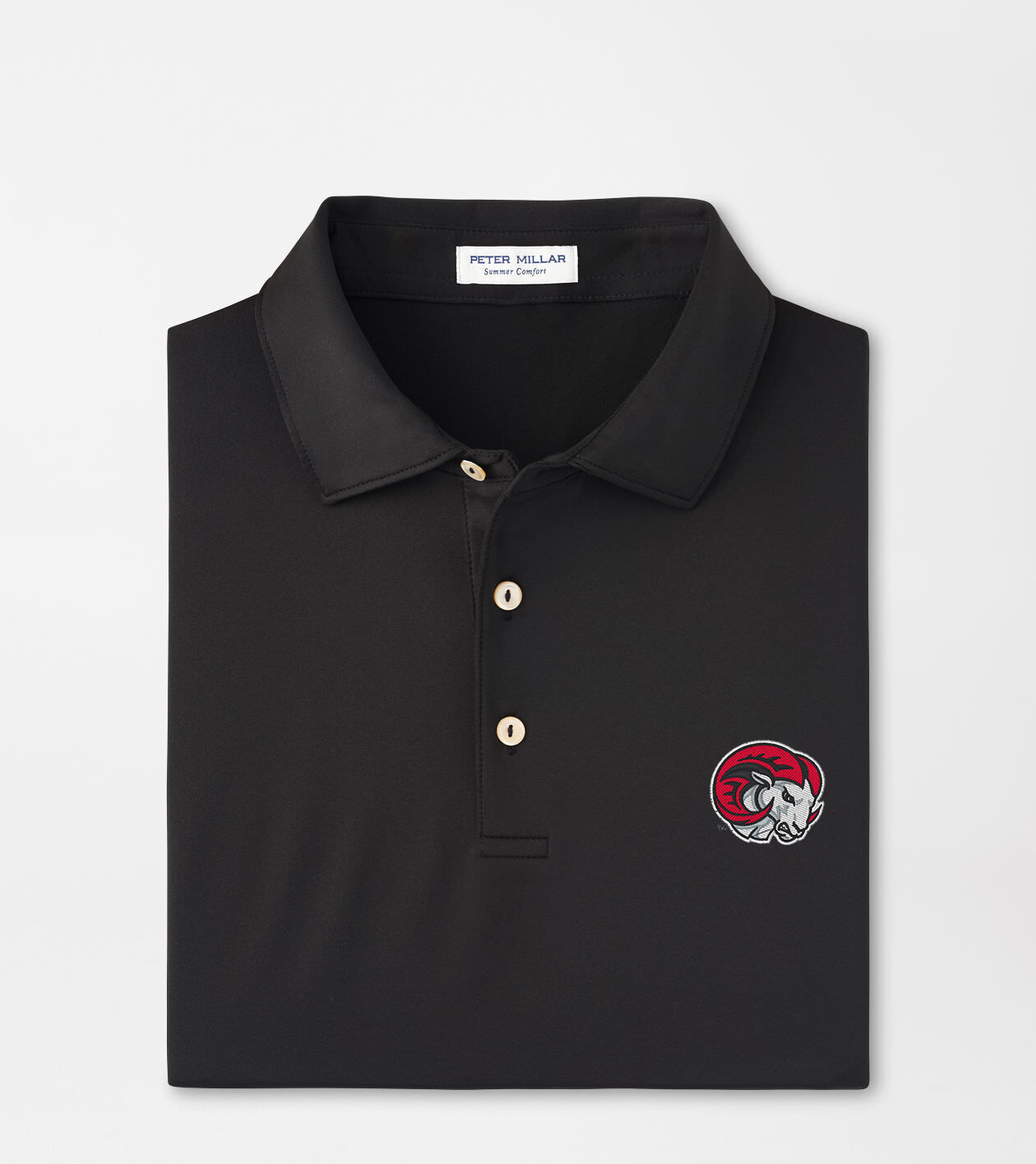 Winston Salem State Solid Performance Jersey Polo (Sean Self Collar)
