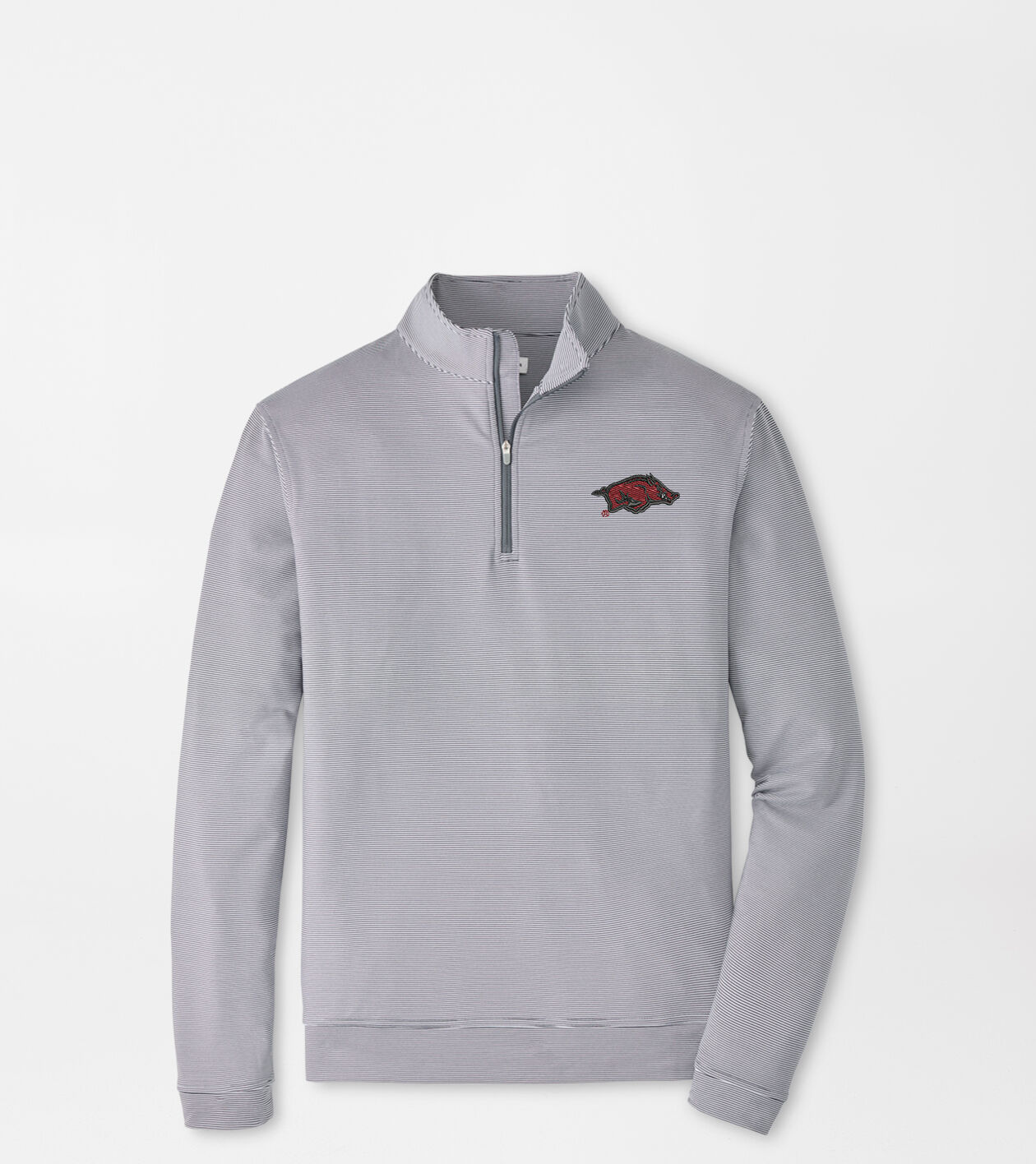 Arkansas Perth Sugar Stripe Performance Quarter-Zip