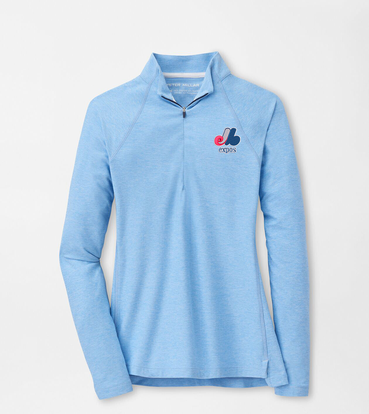 Cooperstown Montreal Expos Women's Mélange Raglan-Sleeve Perth Layer