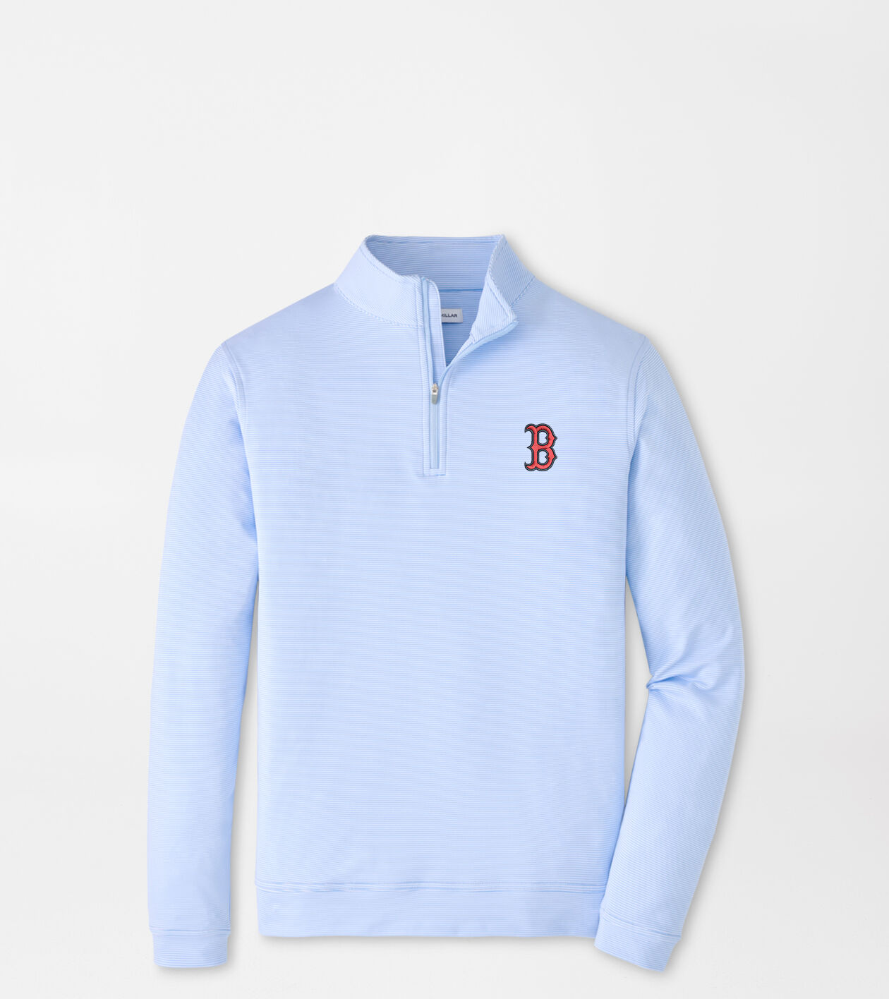 Boston Red Sox Perth Sugar Stripe Performance Quarter-Zip