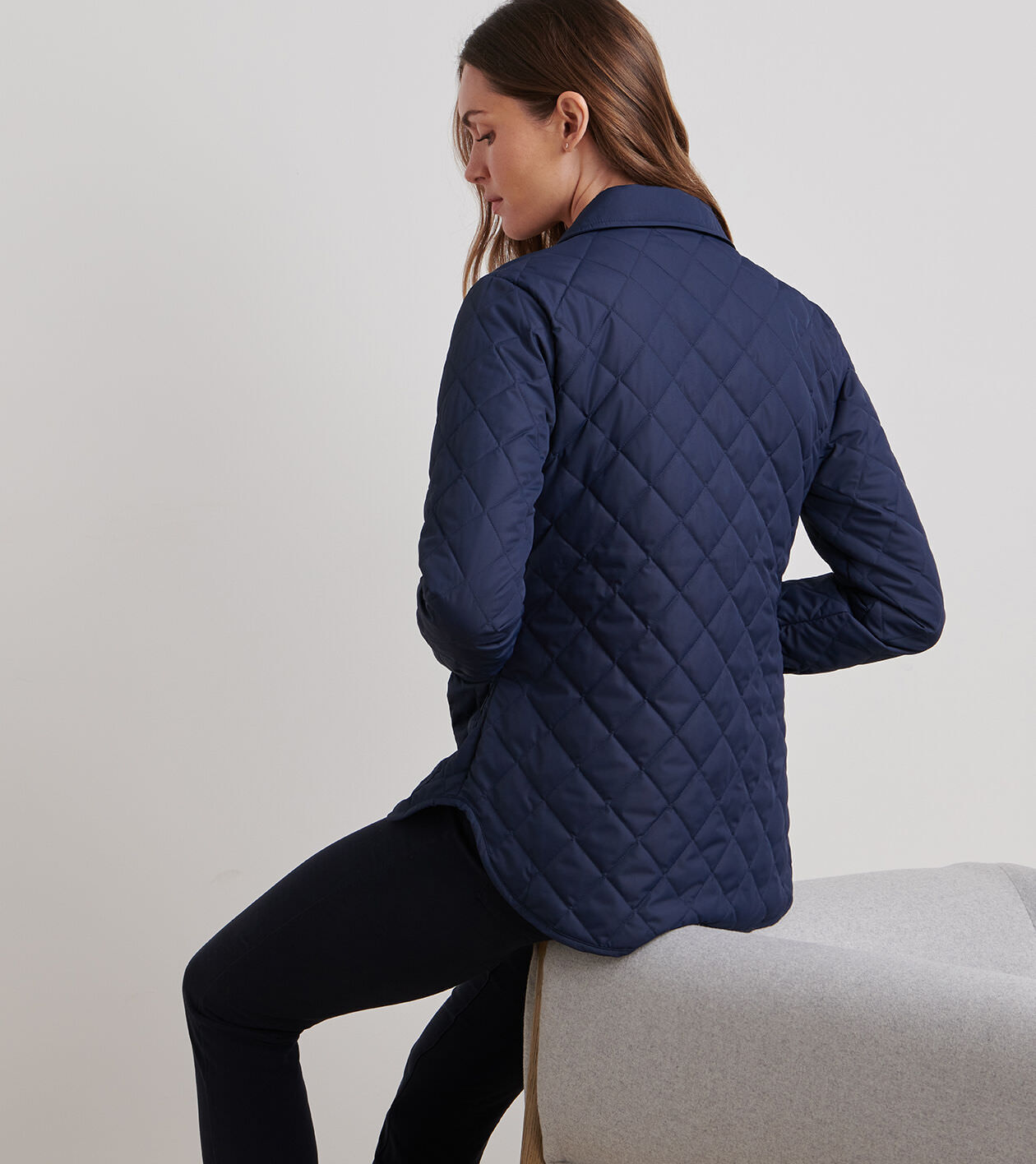 Blythe Diamond Quilted Travel Jacket