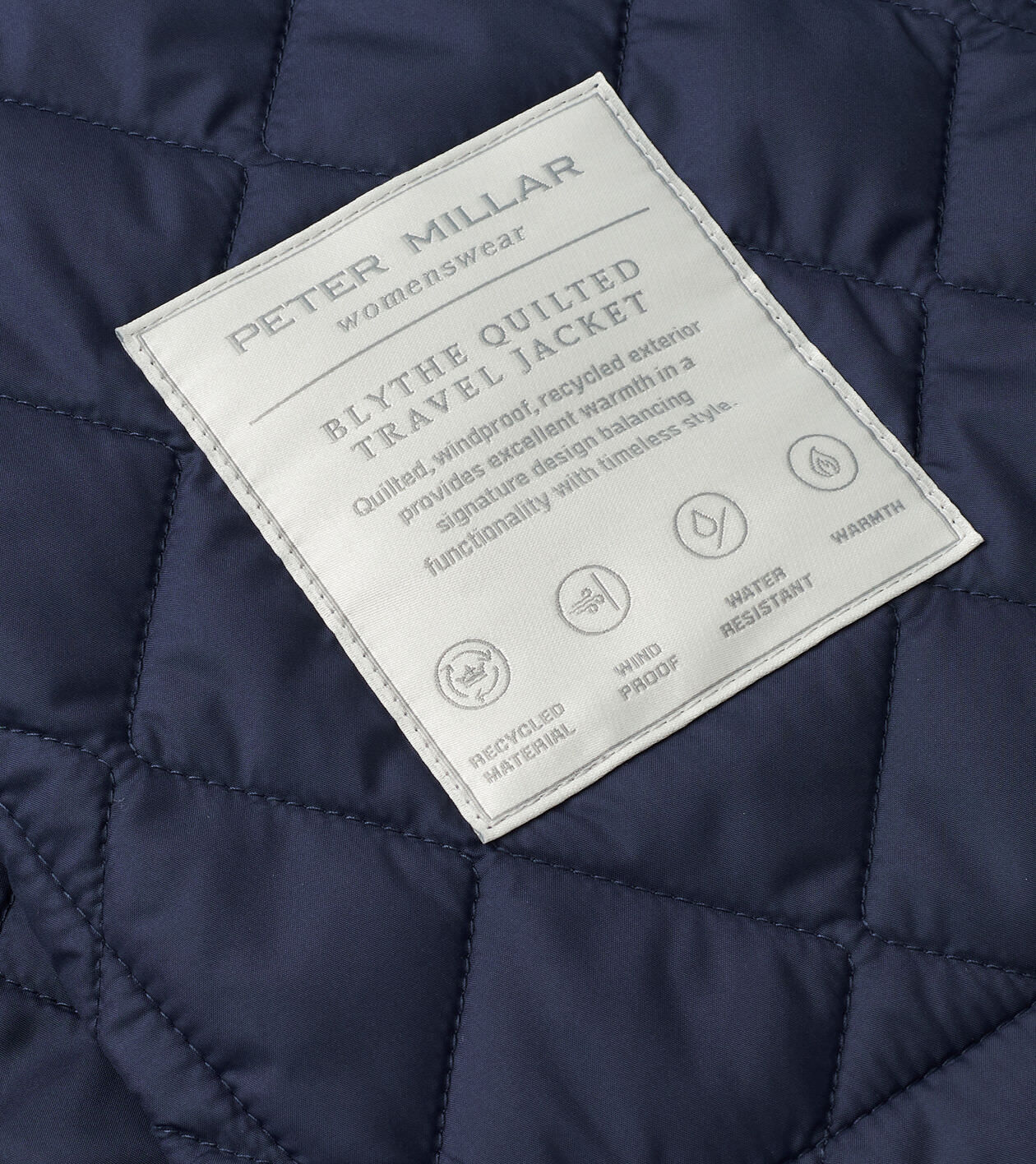 Blythe Diamond Quilted Travel Jacket