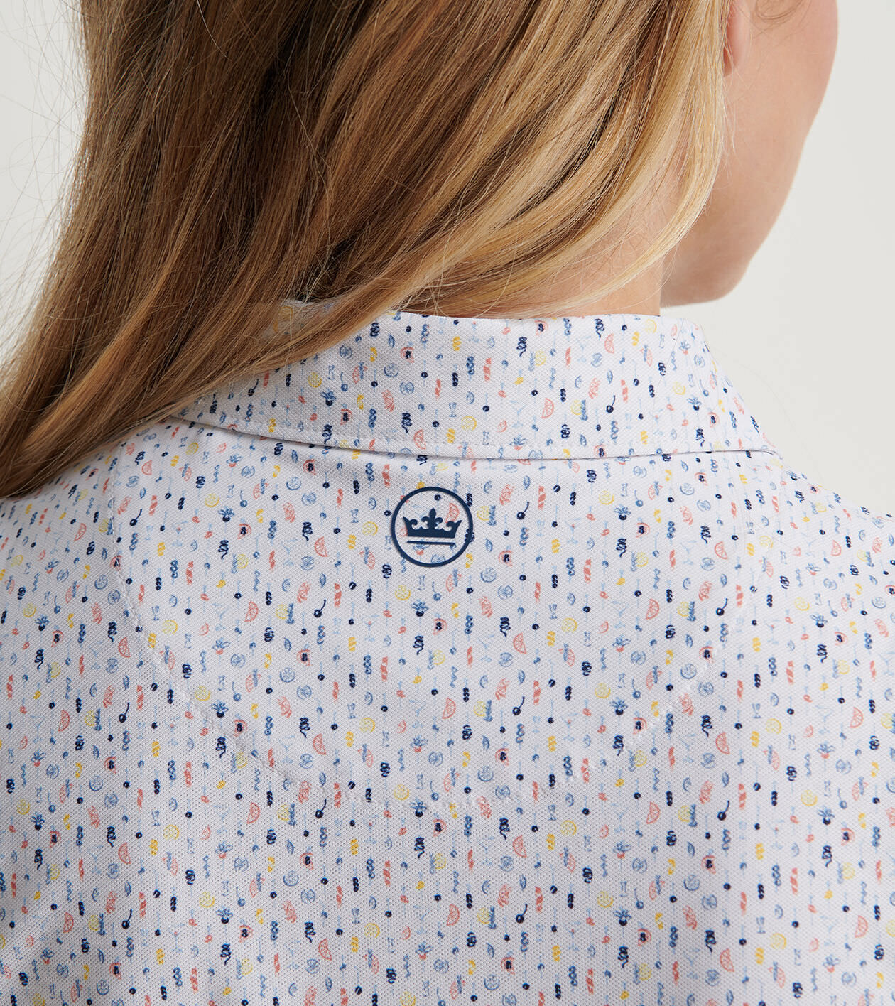 Final Touch Banded Sport Mesh Sleeveless Button Polo