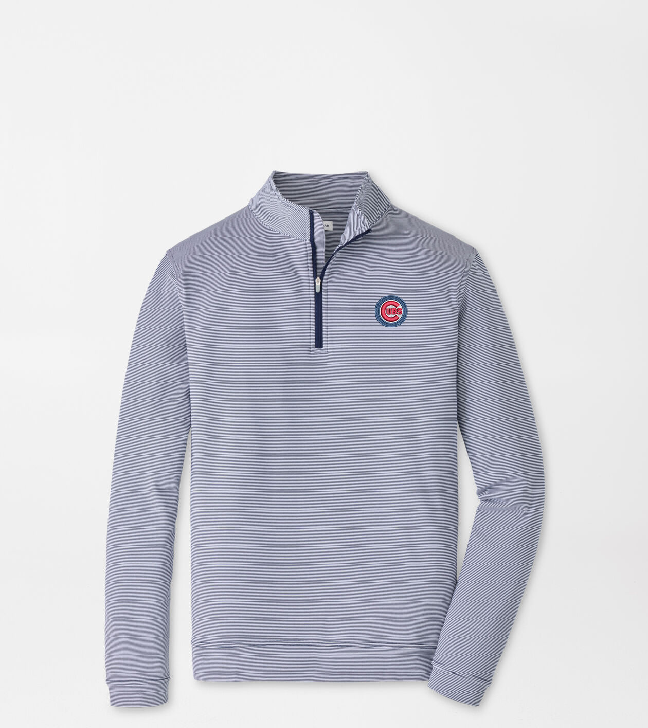 Chicago Cubs Perth Sugar Stripe Performance Quarter-Zip