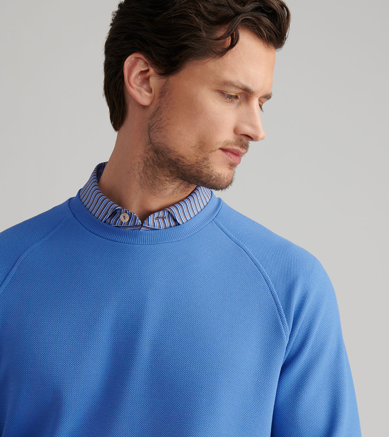 Cradle Piqué Performance Crewneck