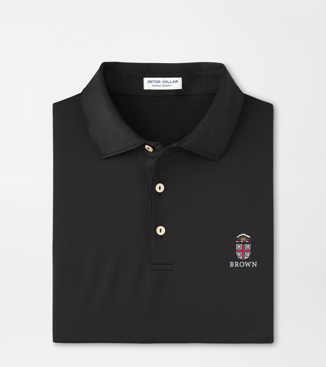 Brown University Solid Performance Jersey Polo