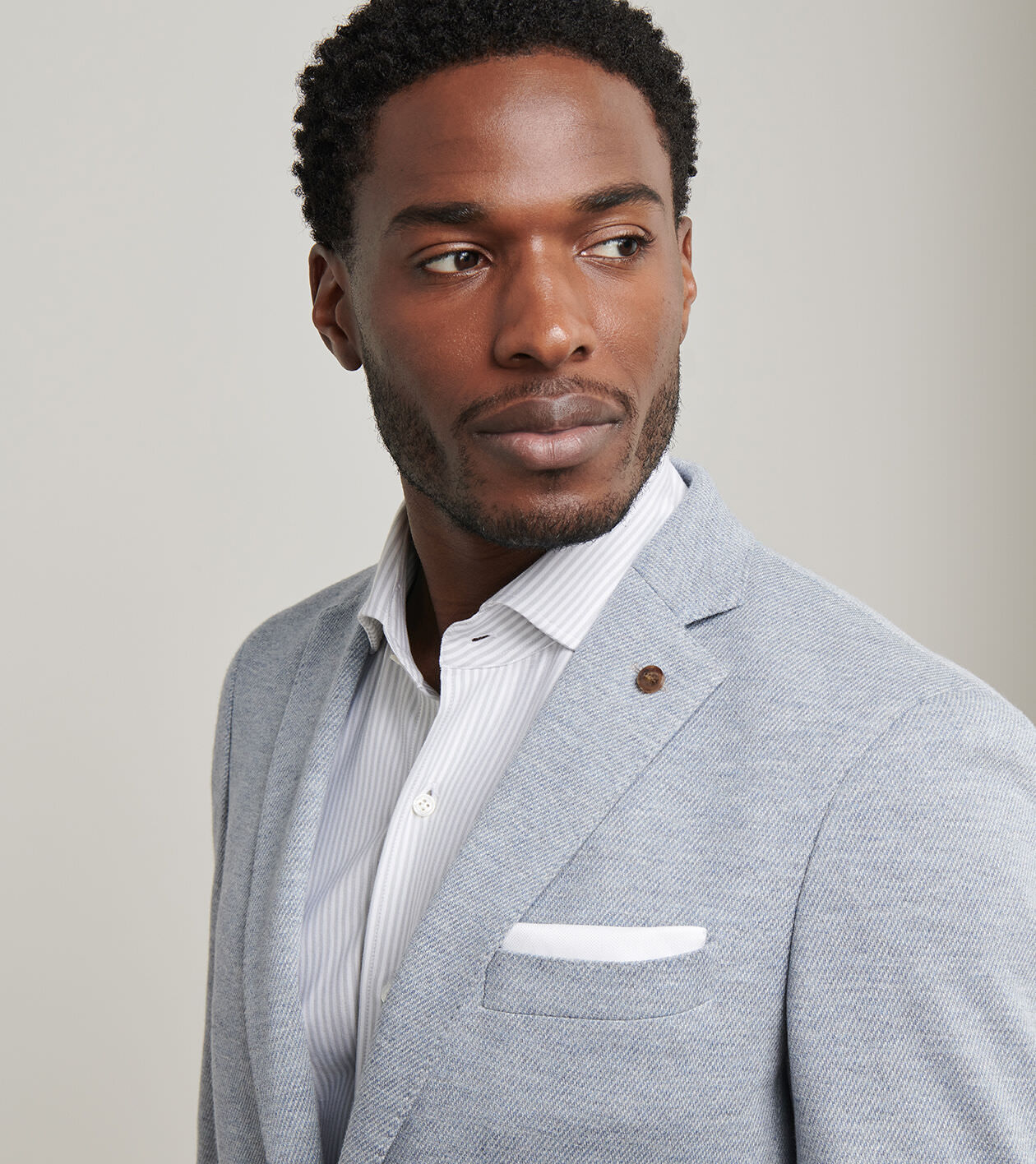 Solid Oxford Pocket Square