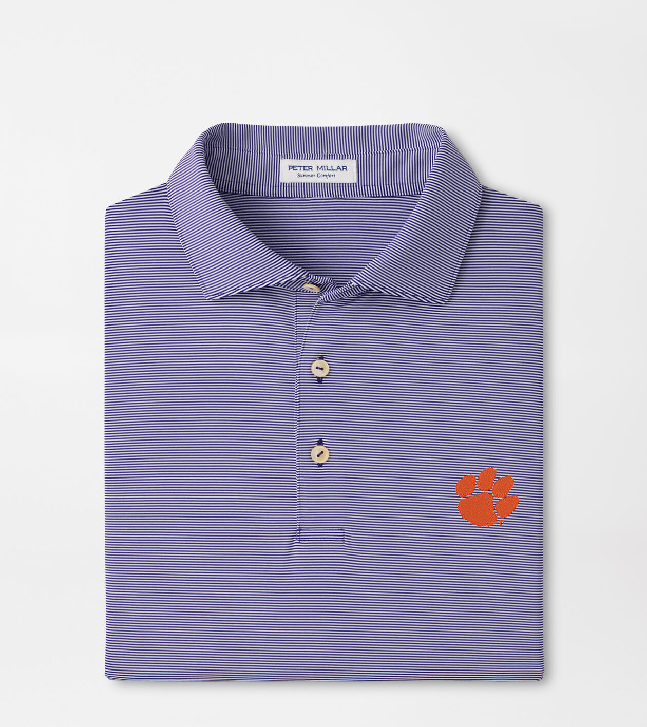 Clemson Game Day Jubilee Stripe Performance Polo