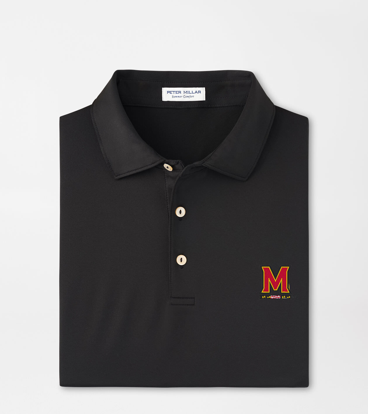 Maryland Solid Performance Jersey Polo (Sean Self Collar)