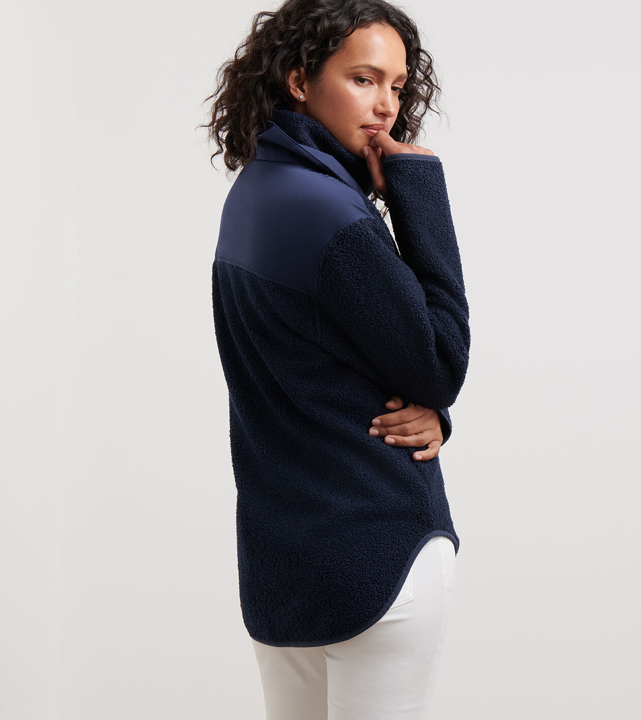 Tilly Oversized Bonded Sherpa Popover