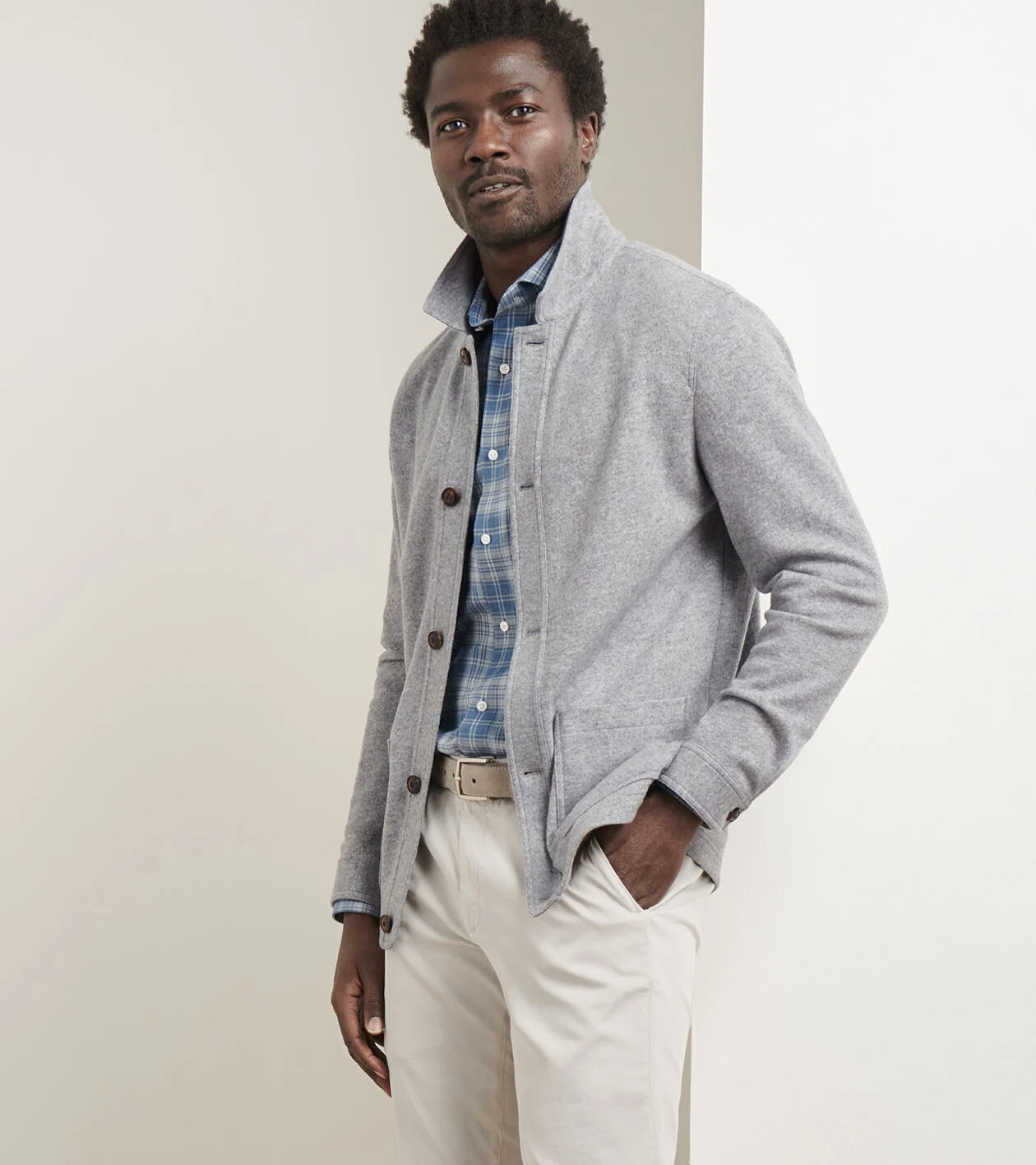 Artisan Crafted Cashmere Chore Coat