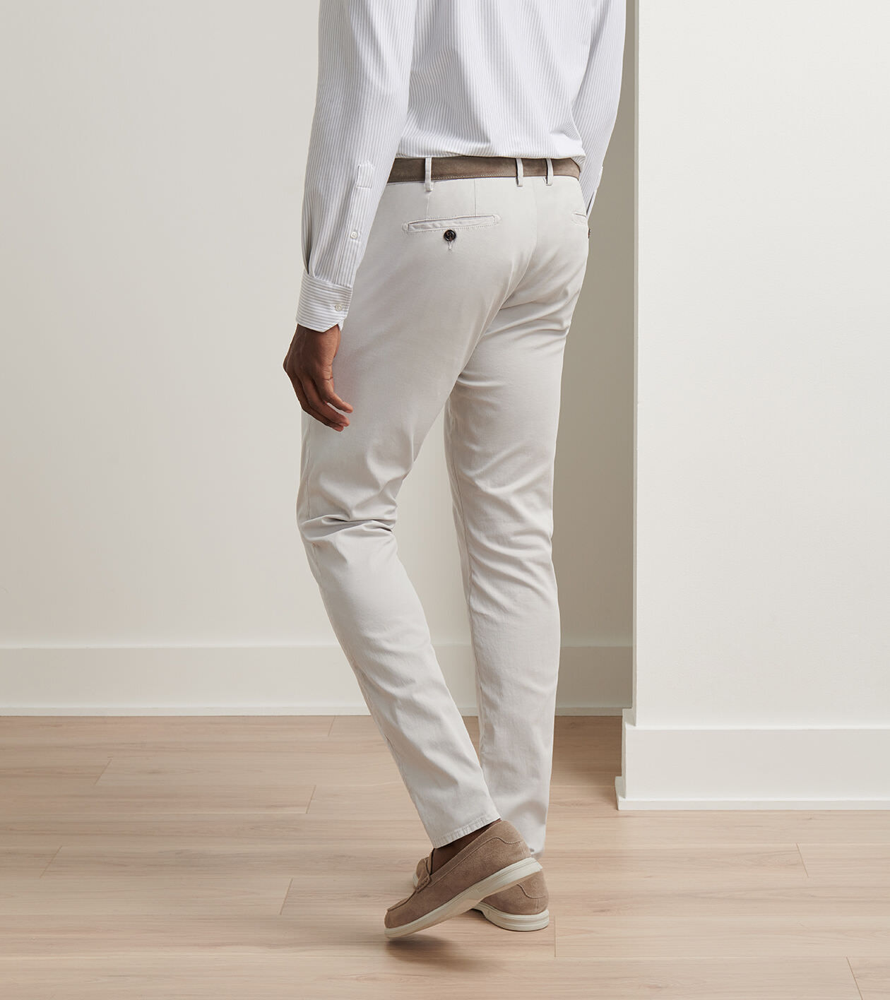 Carlyle Flat Front Chino Trouser