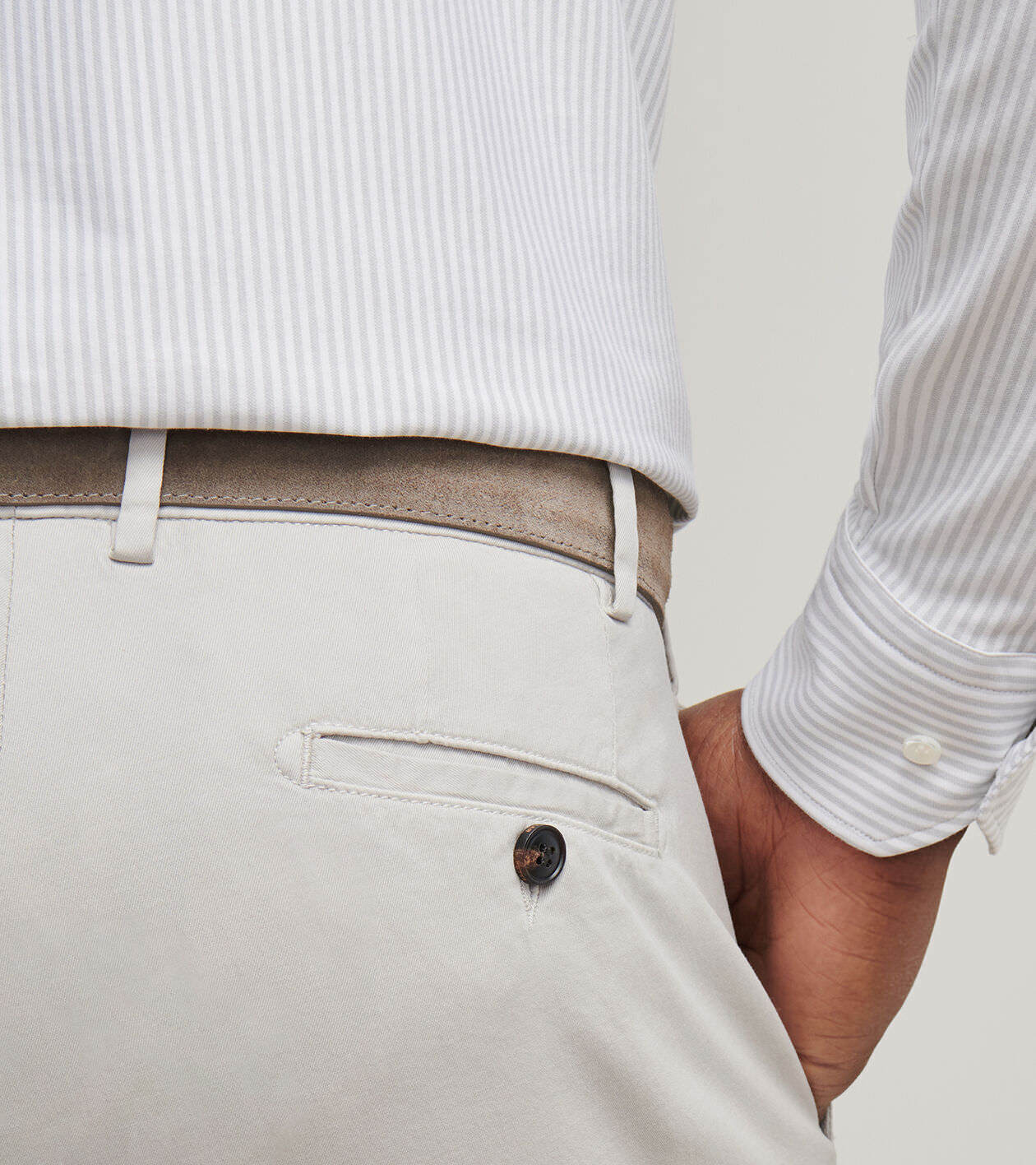 Carlyle Flat Front Chino Trouser