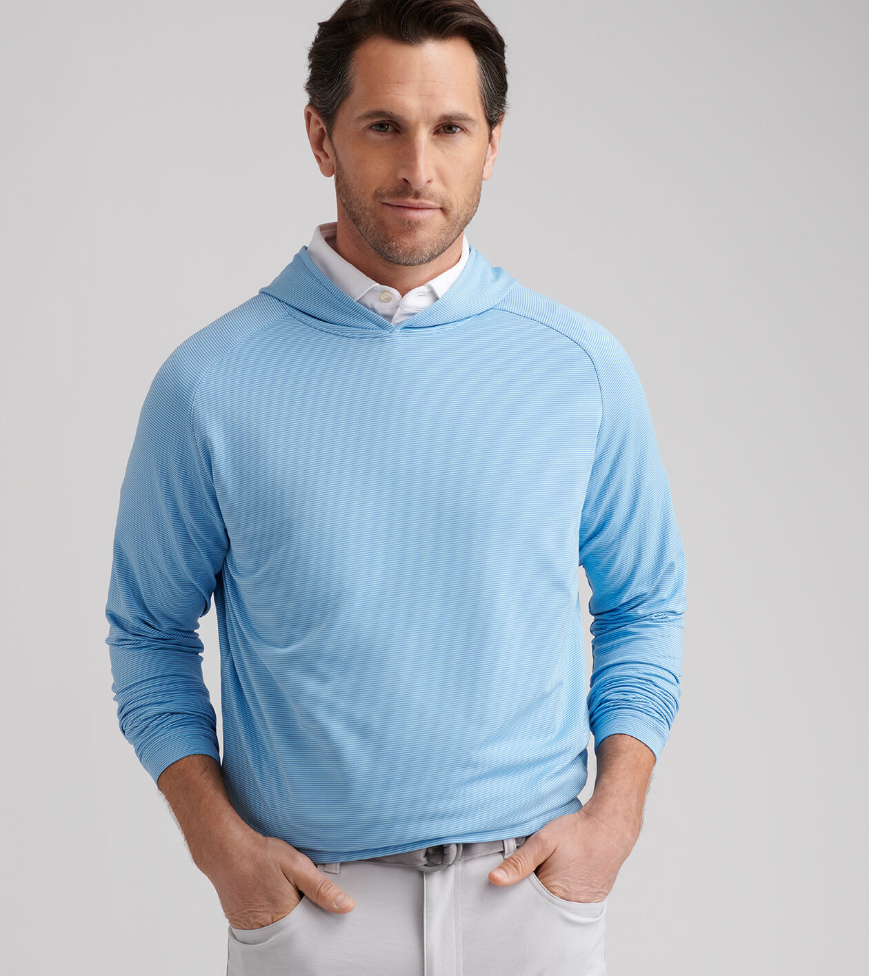 Pine Sugar Stripe Performance Hoodie