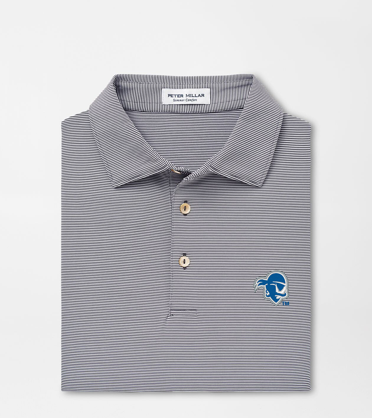 Seton Hall Jubilee Stripe Performance Polo