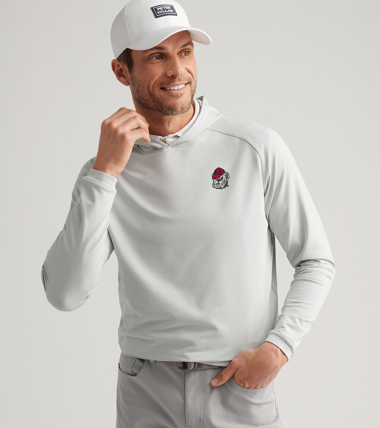 Georgia Bulldog Pine Performance Hoodie