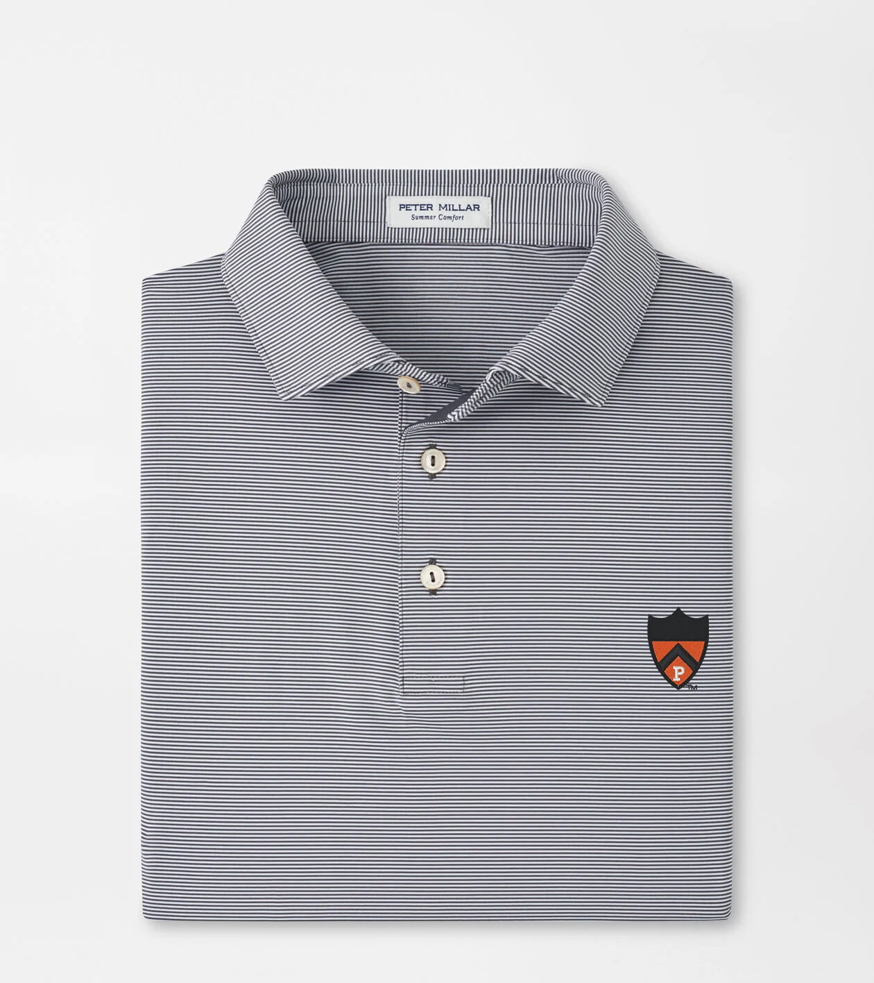 Princeton Shield Jubilee Stripe Performance Polo
