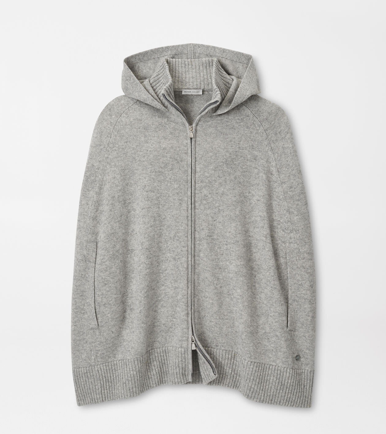 Gwyneth Zip Front Hooded Capelet