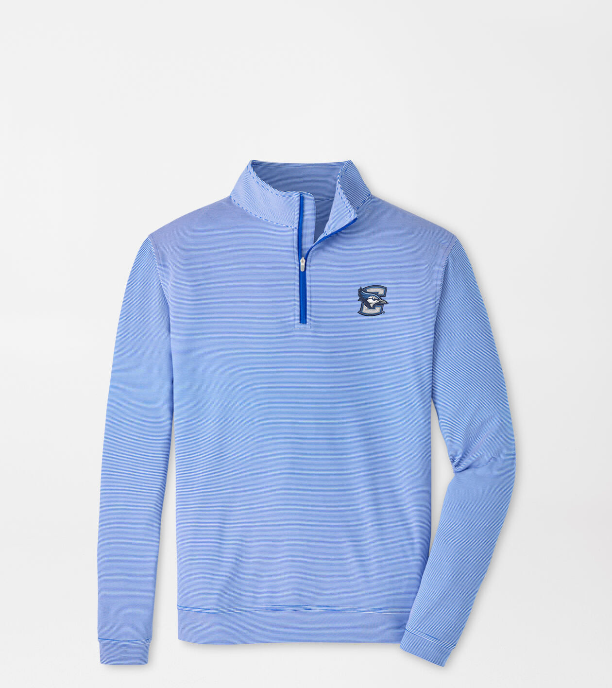 Creighton Game Day Perth Sugar Stripe Performance Quarter-Zip