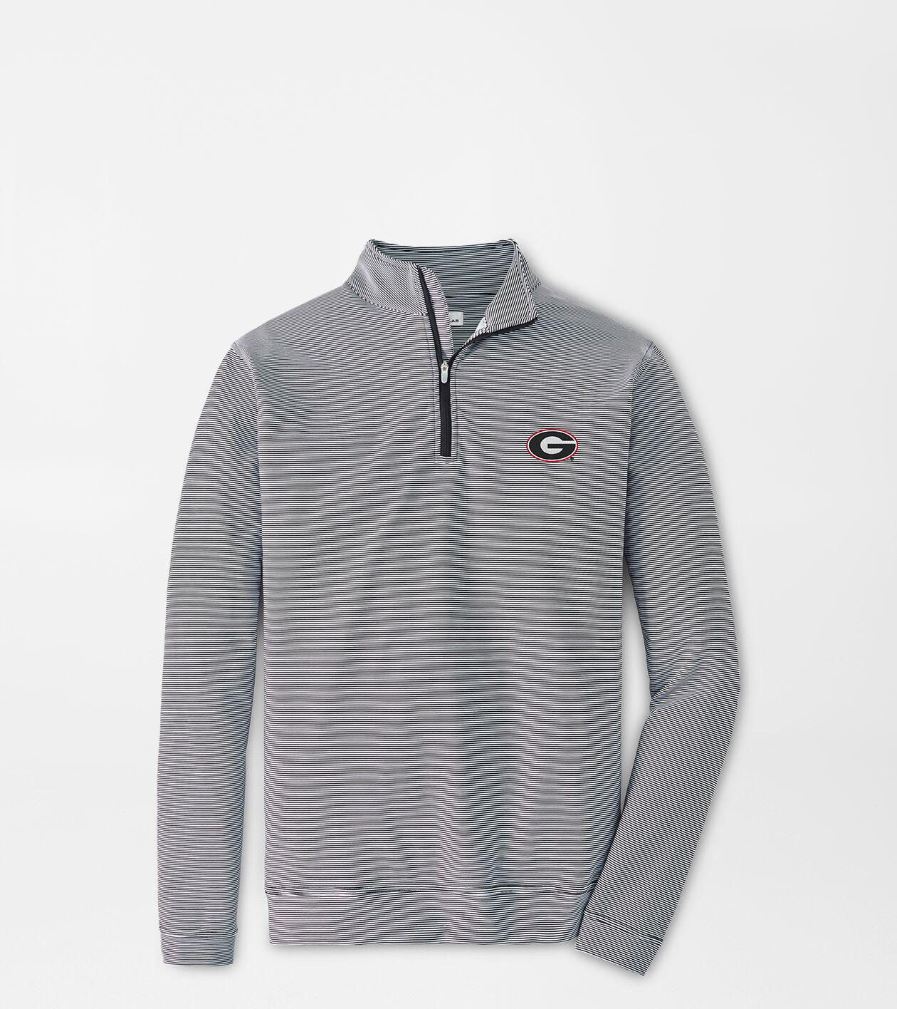 Georgia G Perth Sugar Stripe Performance Quarter-Zip