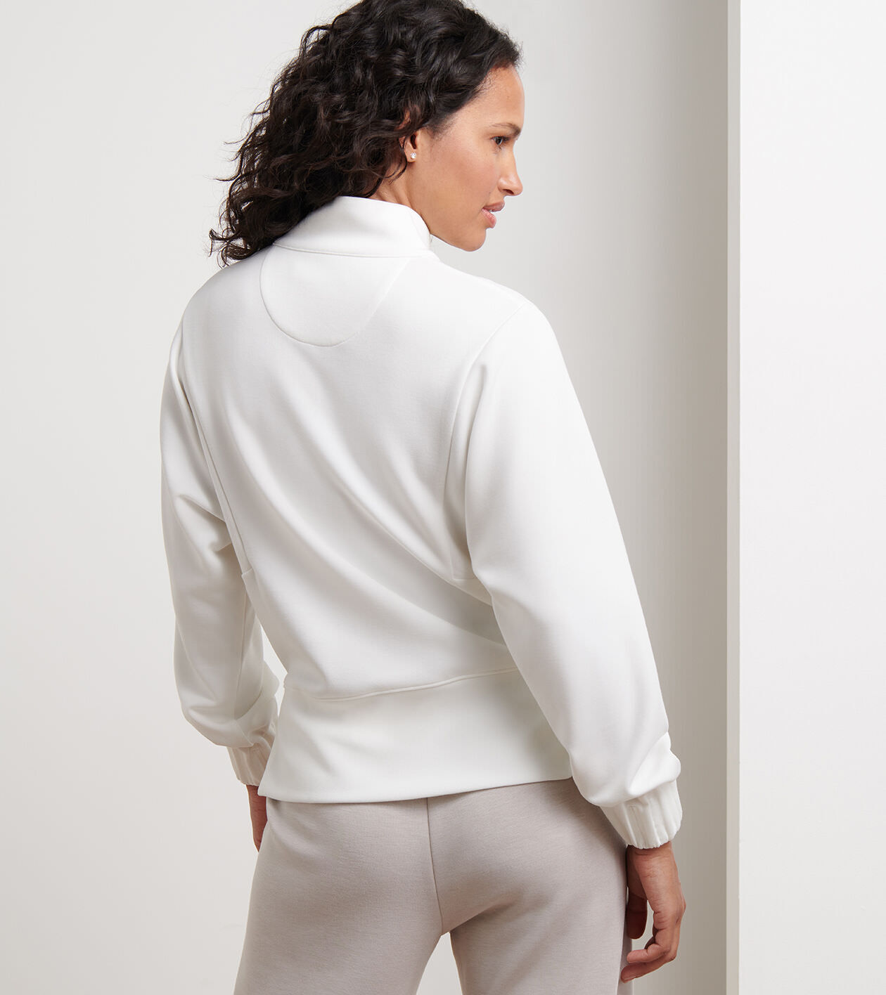 Flora Knit Half-Zip Pullover