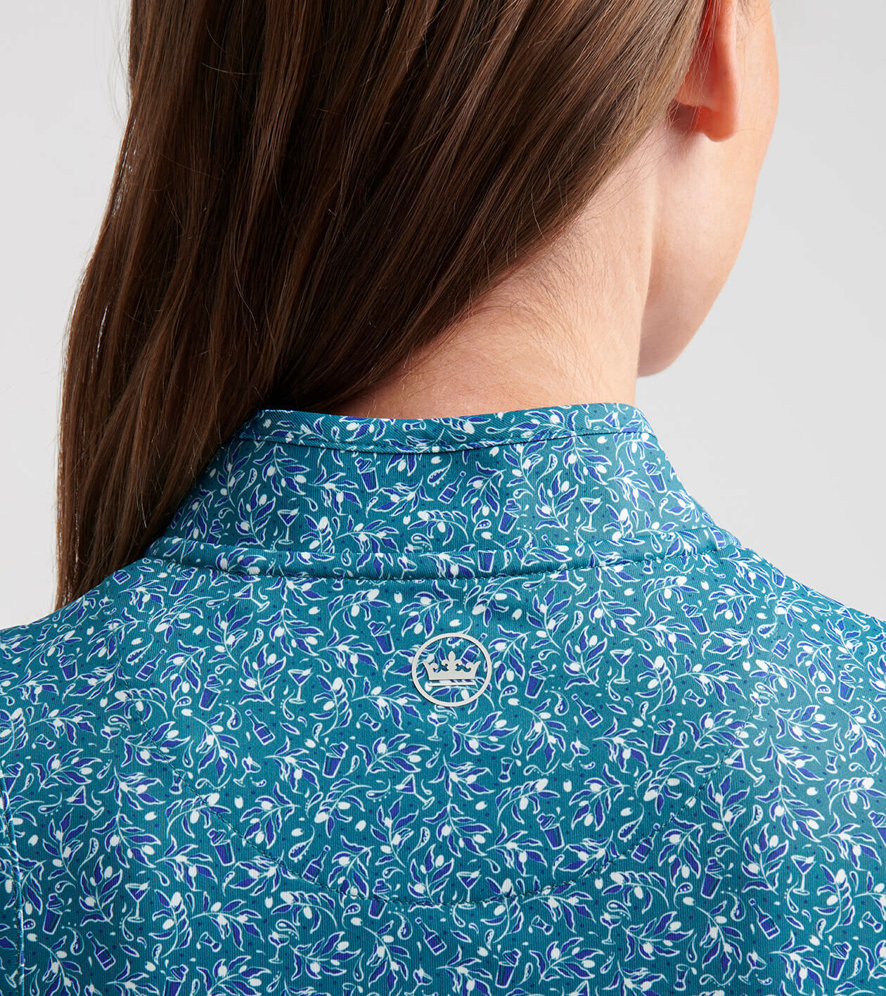 Shirley Garden Soirée Sleeveless Zip Polo