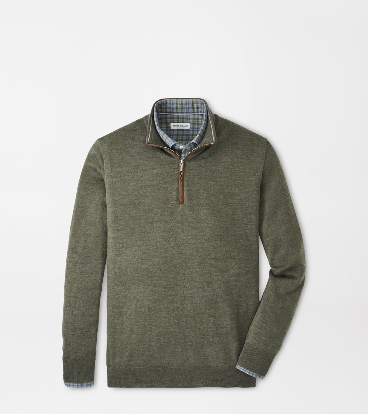 Autumn Crest Suede Trim Quarter-Zip