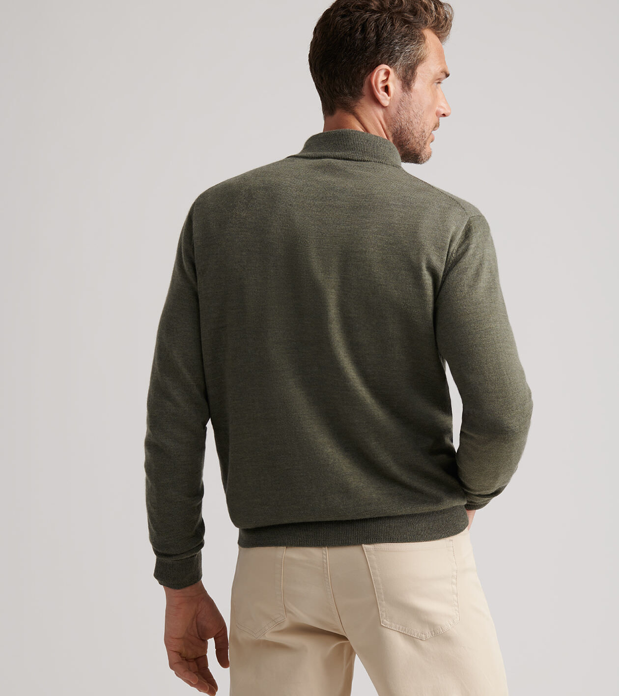 Autumn Crest Suede Trim Quarter-Zip