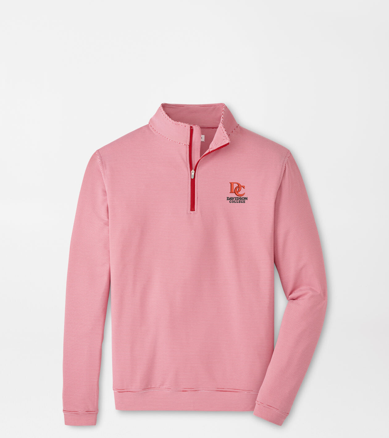 Davidson Game Day Perth Sugar Stripe Performance Quarter-Zip