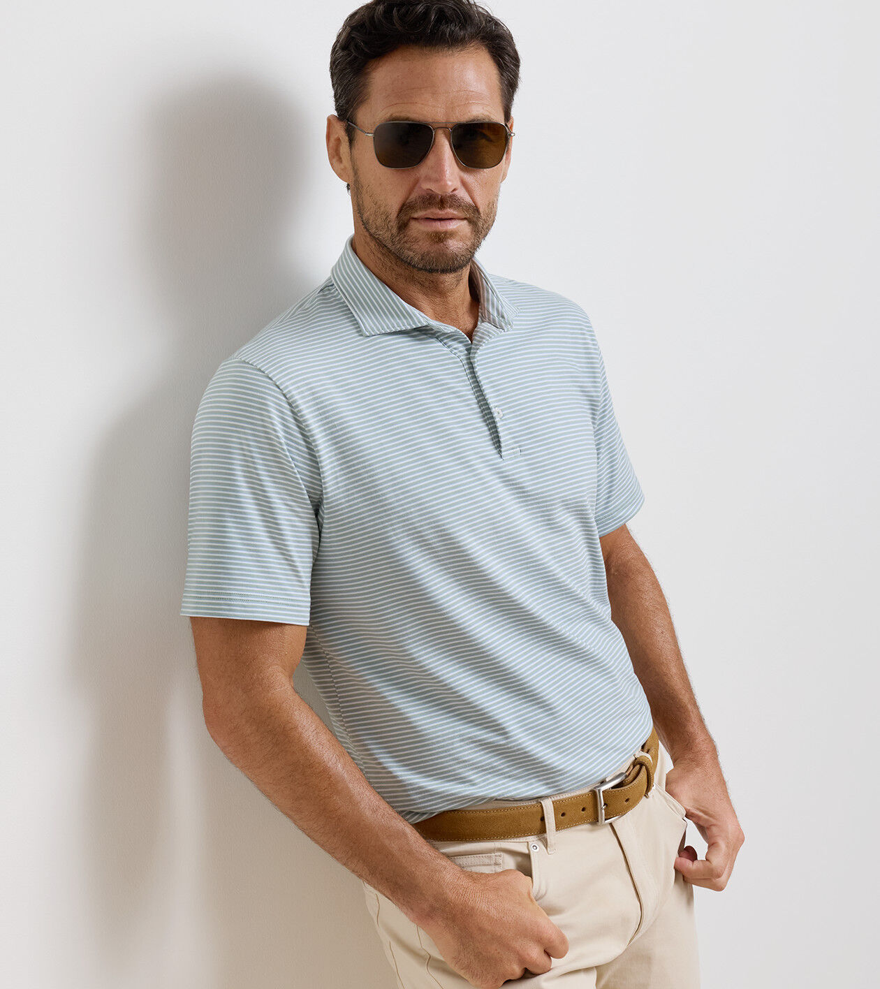 Calvert Crown Flex Cotton Polo
