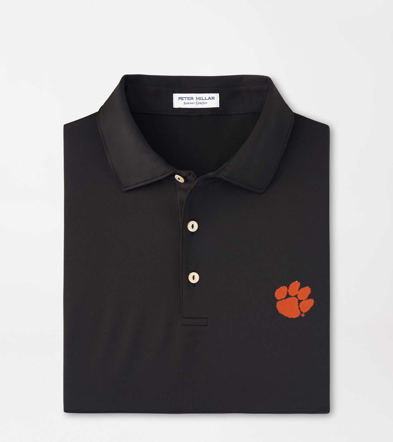Clemson Solid Performance Jersey Polo