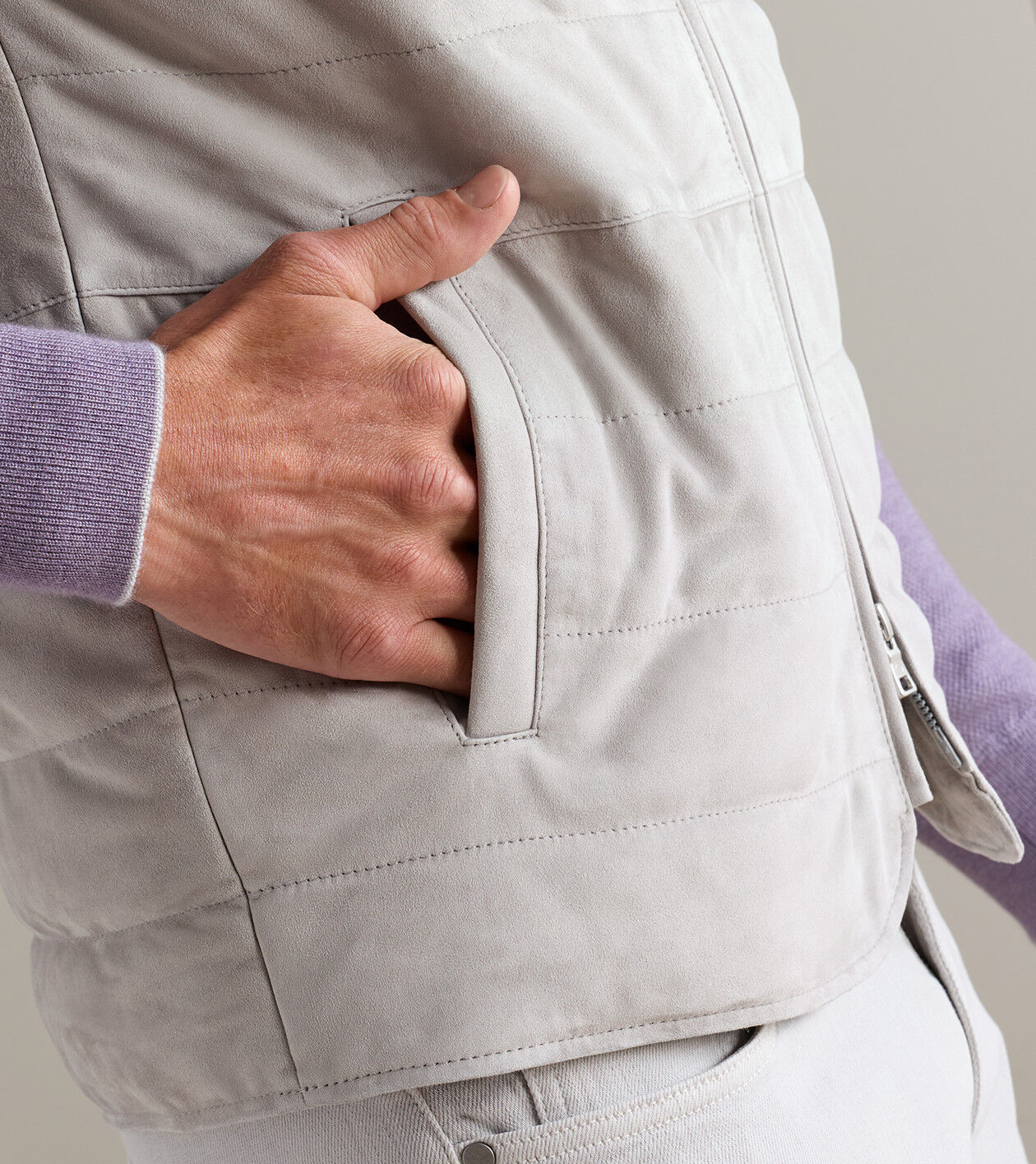 Featherweight Suede Vest