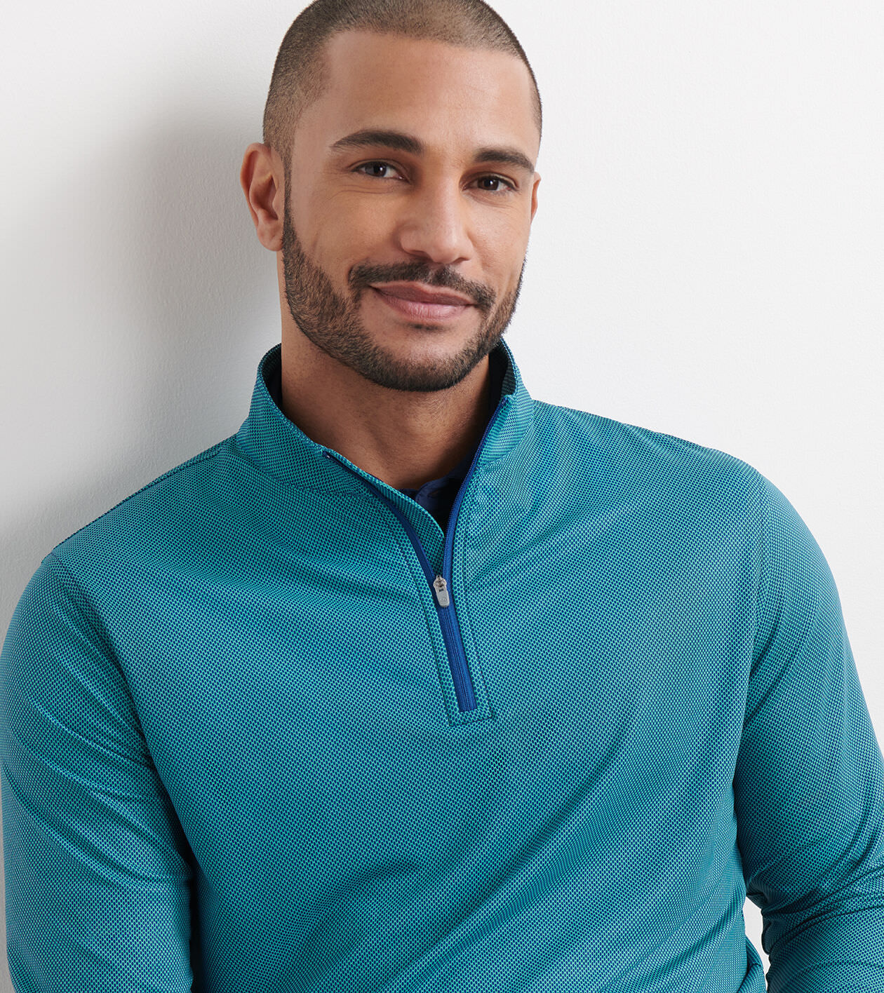 Perth Birdseye Performance Quarter-Zip