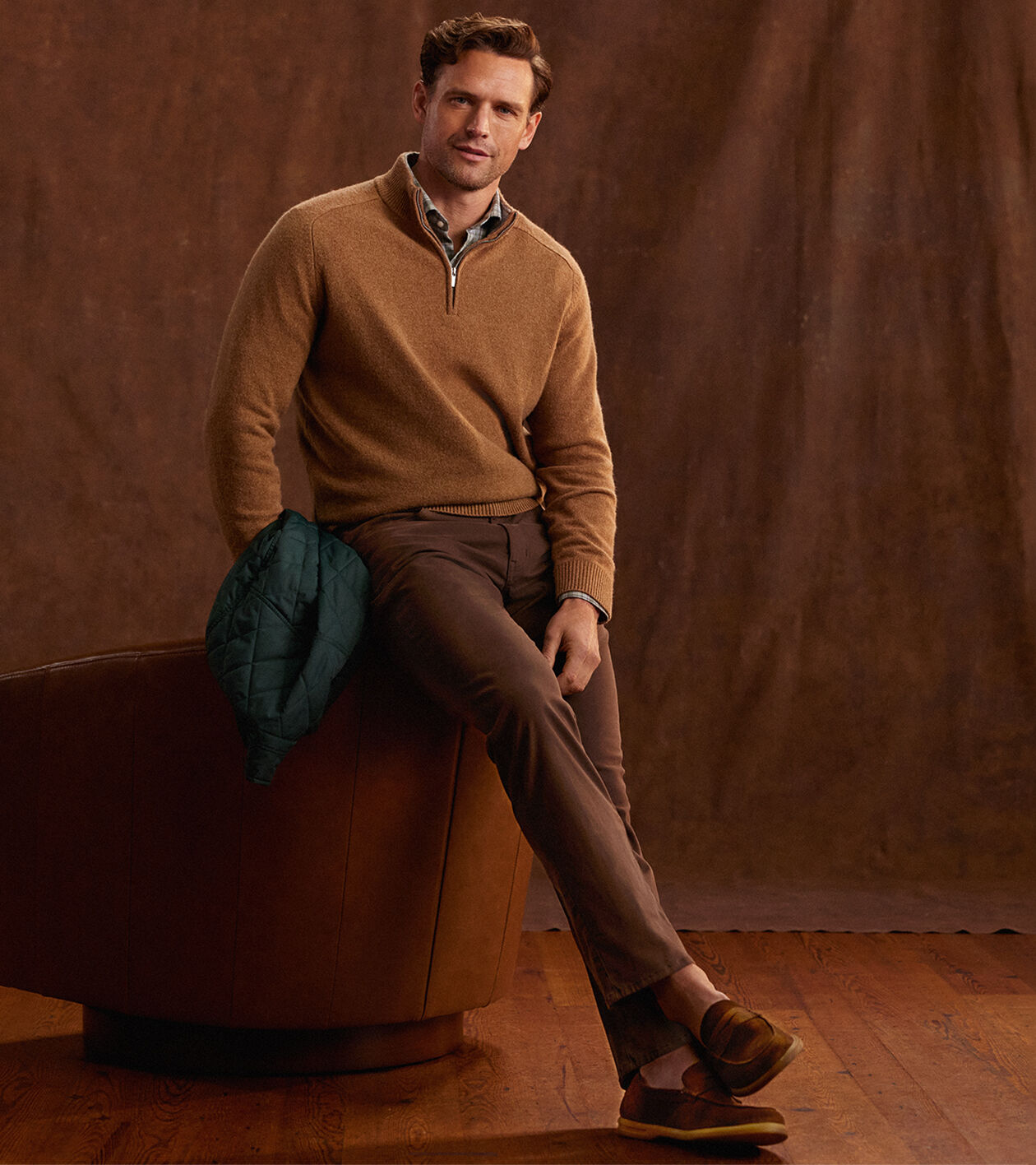 Crescent Quarter-Zip Sweater 5 Crescent Quarter-Zip Sweater