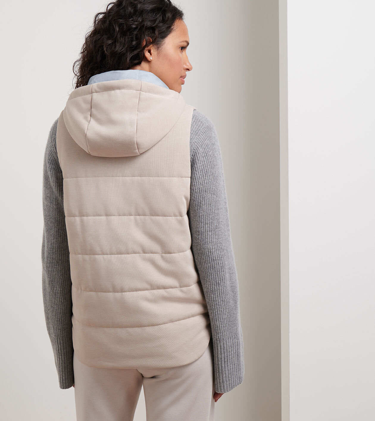 Flora Reversible Vest With Hood