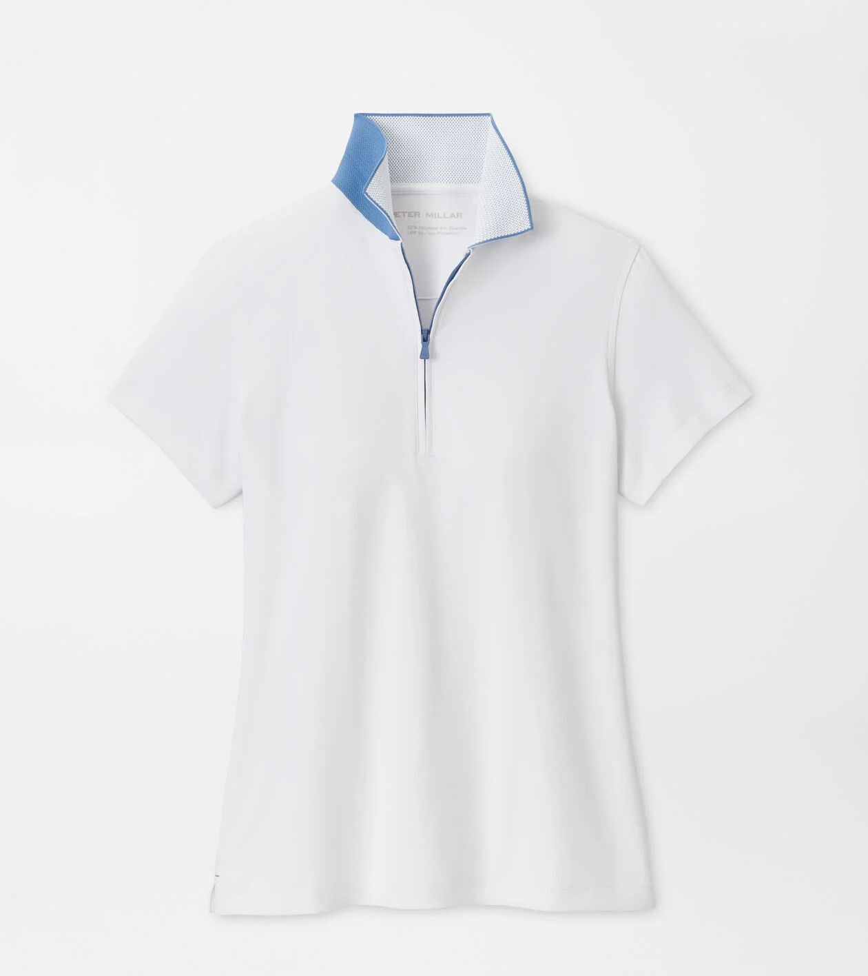 Keswick Zip Neck Short-Sleeve Polo