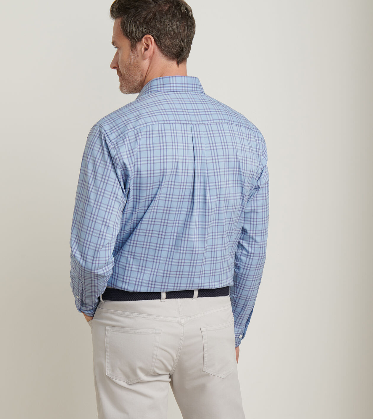 Brevard Crown Lite Cotton-Stretch Sport Shirt