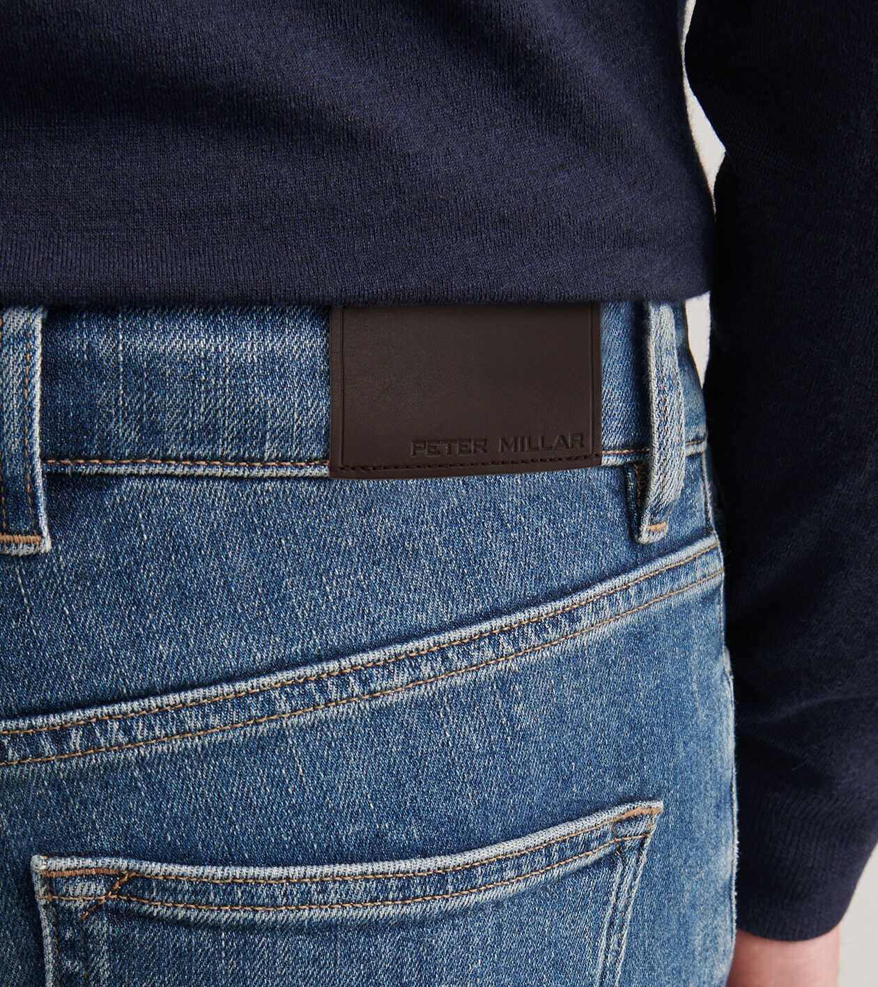 Vintage Washed Five-Pocket Denim