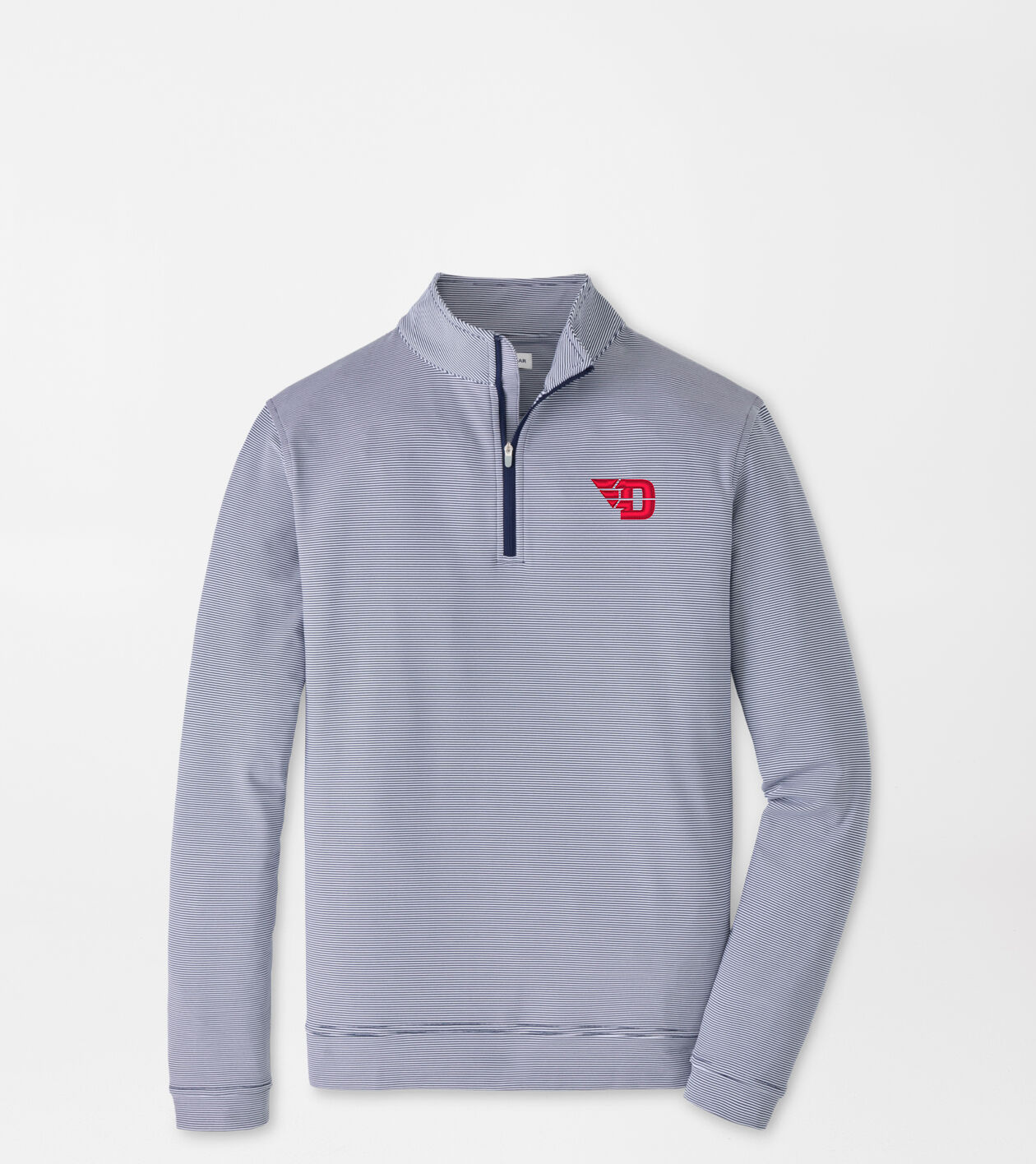 University of Dayton Perth Mini-Stripe Performance Pullover
