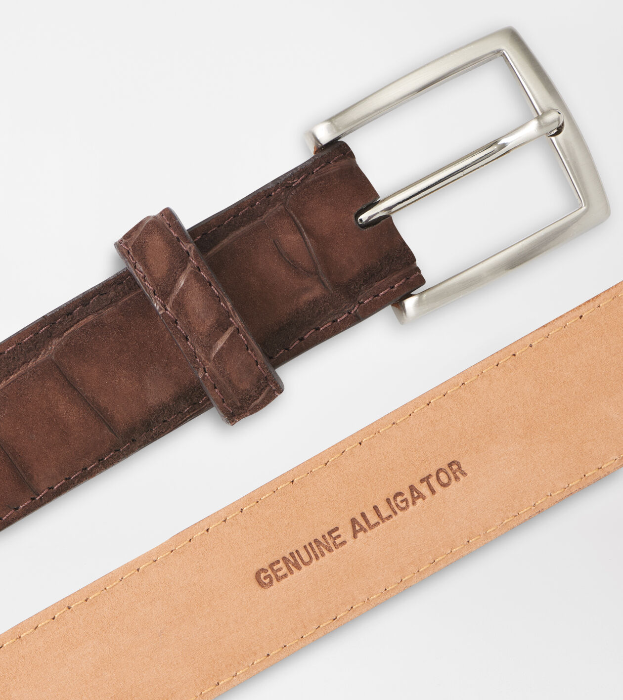 Excursionist Nubuck Alligator Belt 3 Excursionist Nubuck Alligator Belt