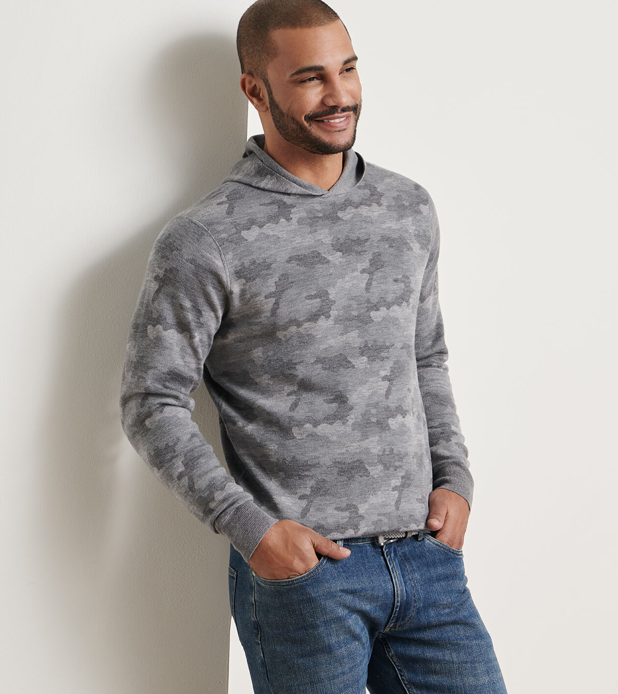 Reversible Camo Popover Hoodie