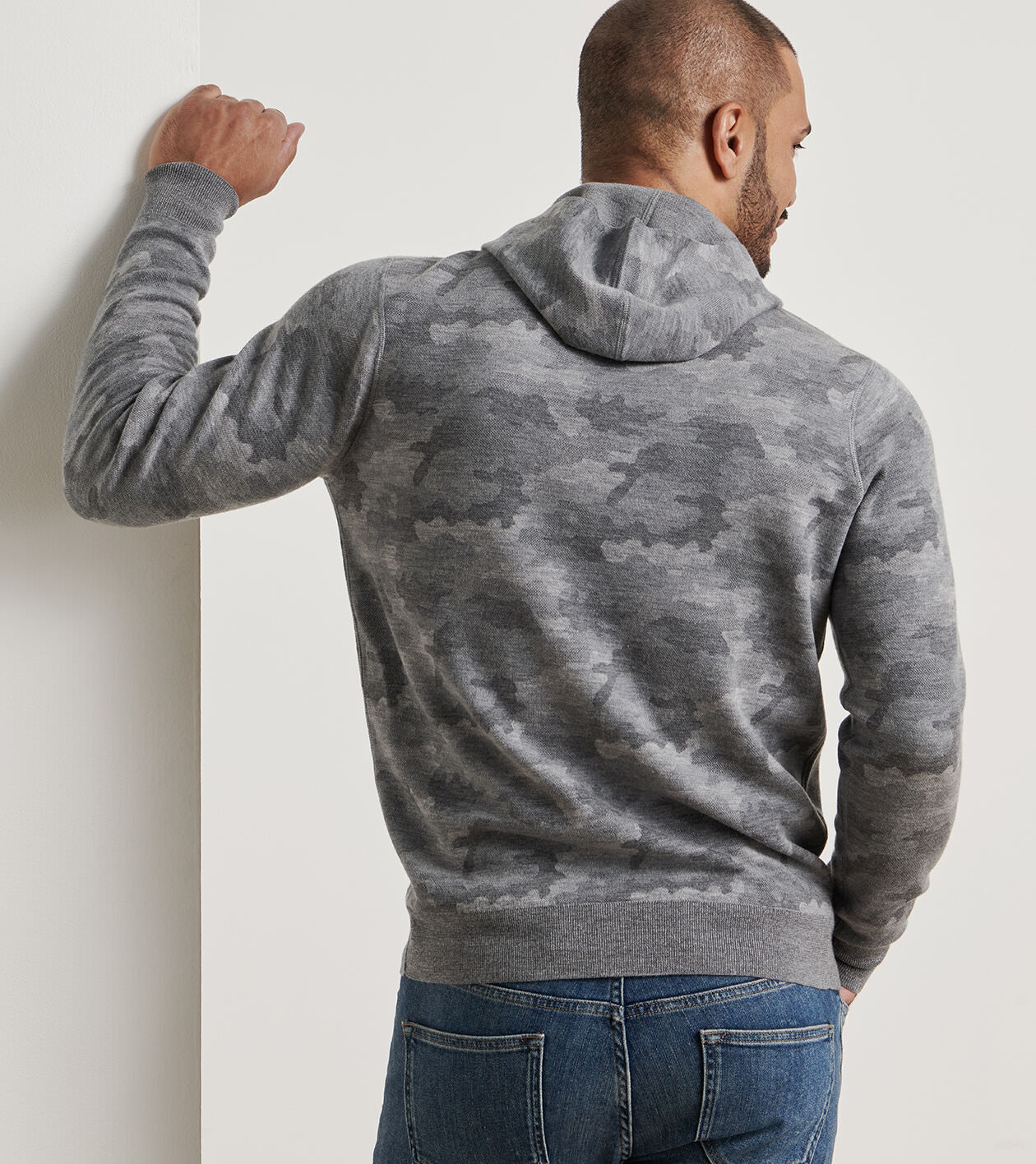 Reversible Camo Popover Hoodie