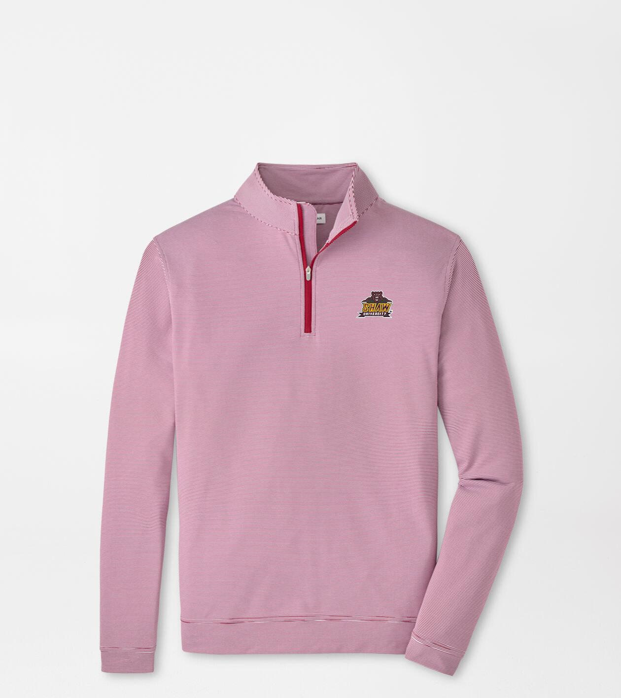 Shaw University Perth Mini-Stripe Performance Pullover