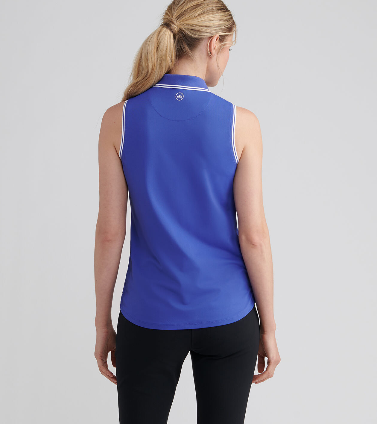 Canterbury Tipped Sport Mesh Sleeveless Polo 3 Canterbury Tipped Sport Mesh Sleeveless Polo