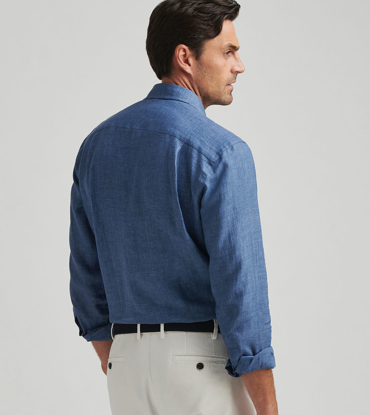 Astino Lino Délavé Sport Shirt 3 Astino Lino Délavé Sport Shirt